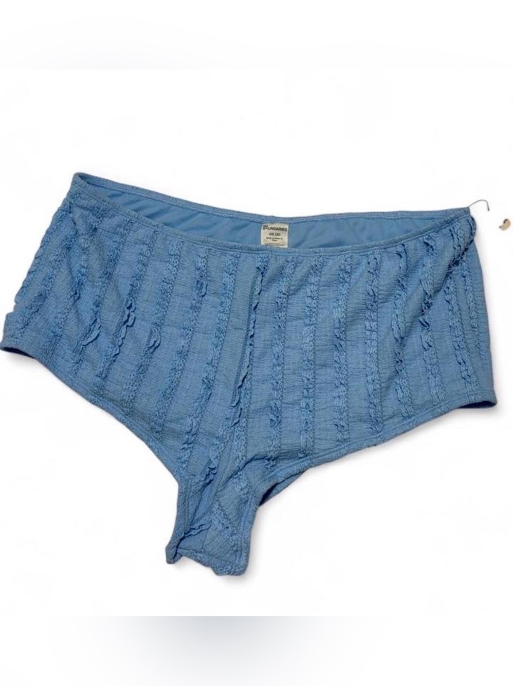 No Boundaries Light Blue Textured Men's Briefs
